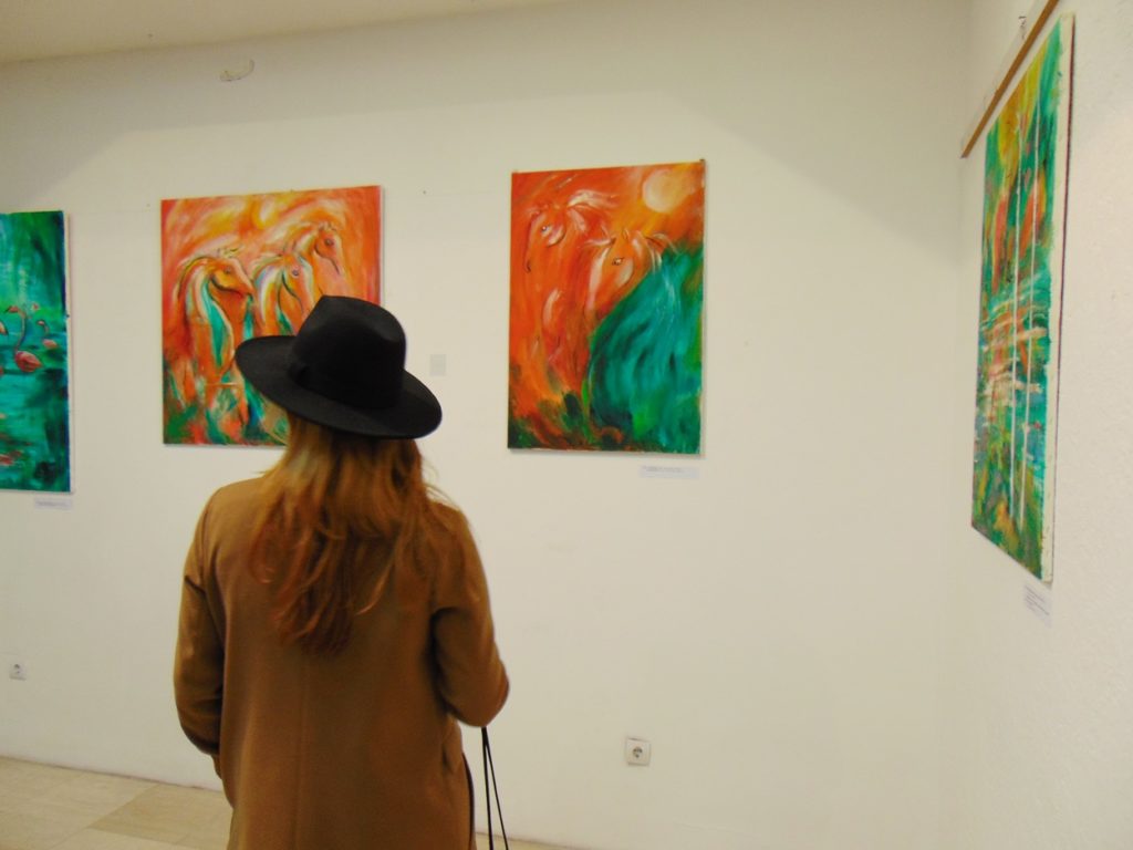 DSC00391-1-1024x768 Slikar Miša Mihajlo Kravcev izlaže na dobrotvornoj izložbi Đorđa Grasa uz najveća imena savremenog slikarstva