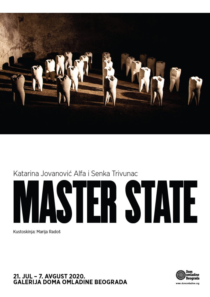 Plakat-Master-State-724x1024 Izložba "Master State" Katarine Jovanović Alfe i Senke Trivunac u Galeriji DOB