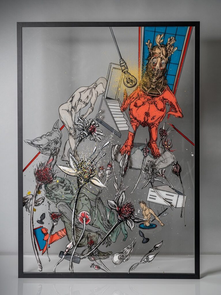 Vladimir-Lalic-You-see-trough-me-2-767x1024 Izložba Vladimira Lalića, jednog od najuspešnijih mladih srpskih slikara u Novom Sadu