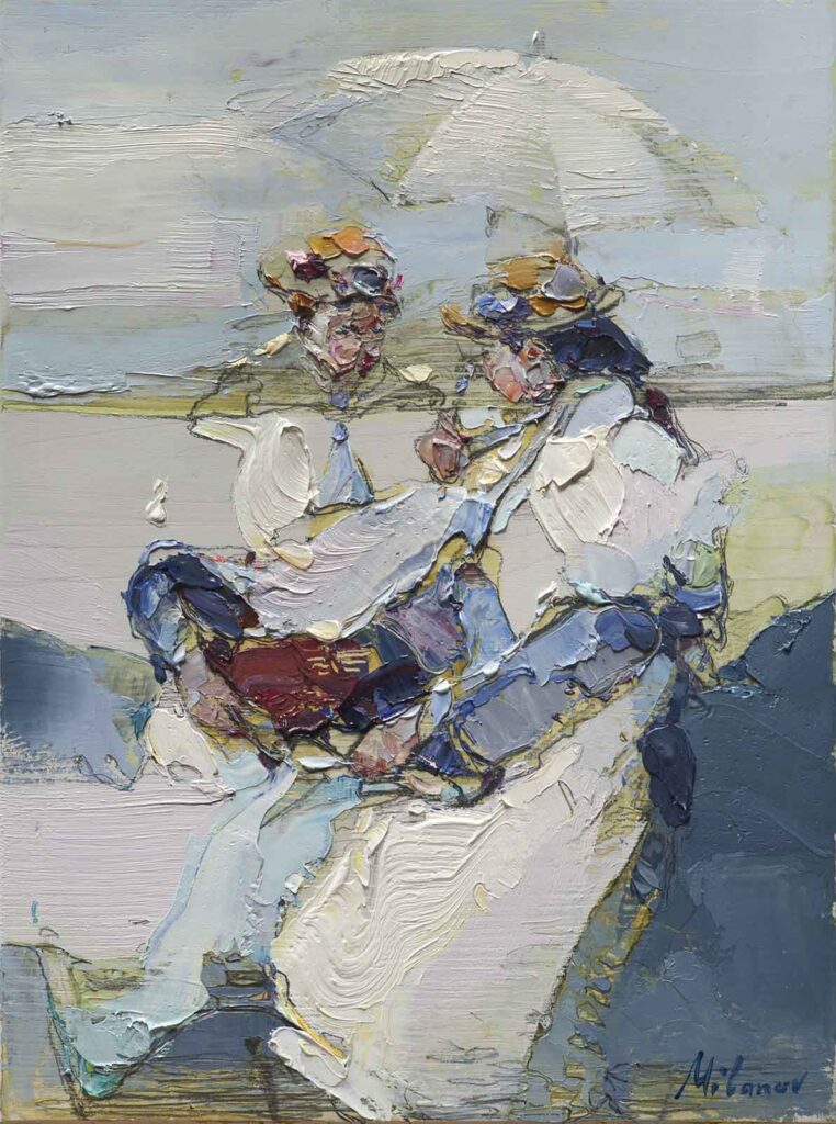 04-1-762x1024 "Komad drveta, par boja i još ponešto" Stojana Milanova u Maloj galeriji ULUPUDS-a