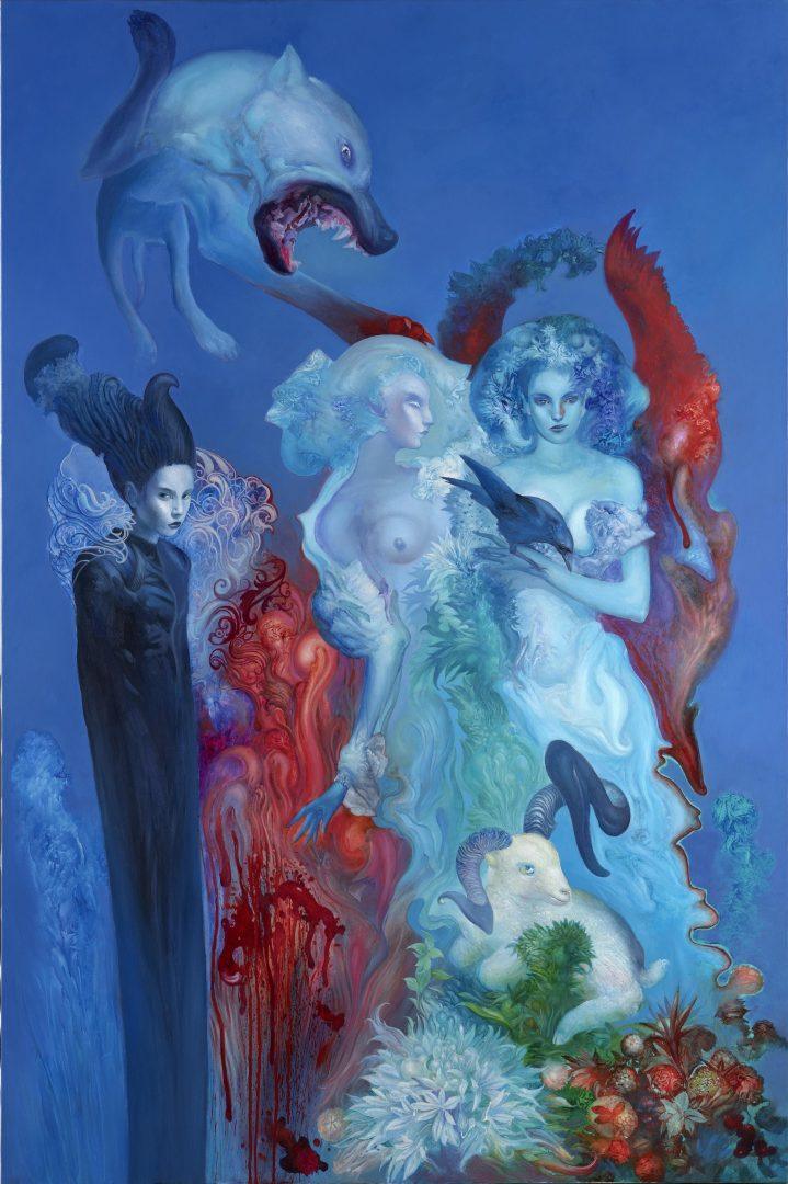 Pakao-u-Raju-190x135-ulje-na-platnu2015--719x1080 Izložba slika Željka Đurovića u Likovnoj galeriji Zadužbine Ilije M. Kolarca