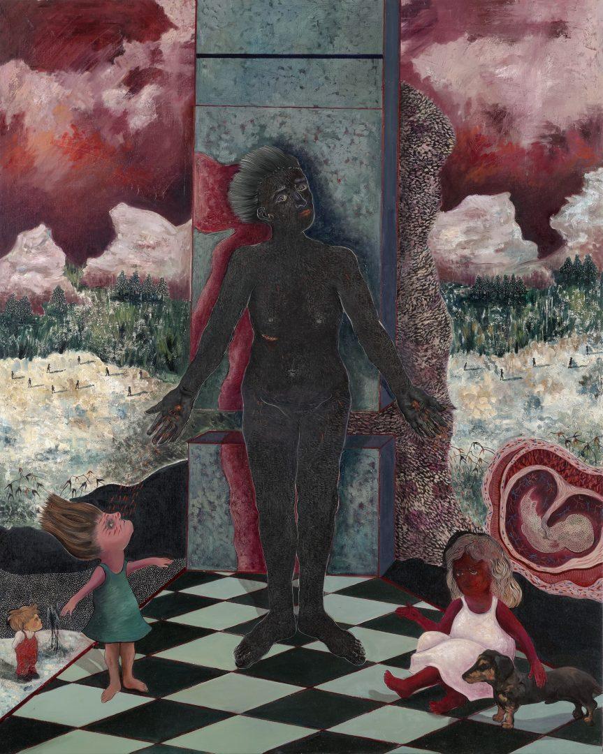 Uebermensch-ulje-na-platnu-200x160-cm-2025-863x1080 Kraj sveta i još jedan dan - izložba Kristine Pirković