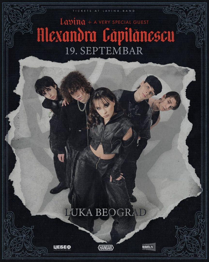 Alexandra-Capitanescu_Bgd-Concert-Artwork-864x1080 Aleksandra Kapitanesku specijalna gošća Lavine na beogradskom koncertu